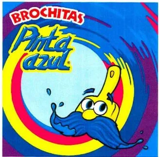 BROCHITAS PINTA AZUL