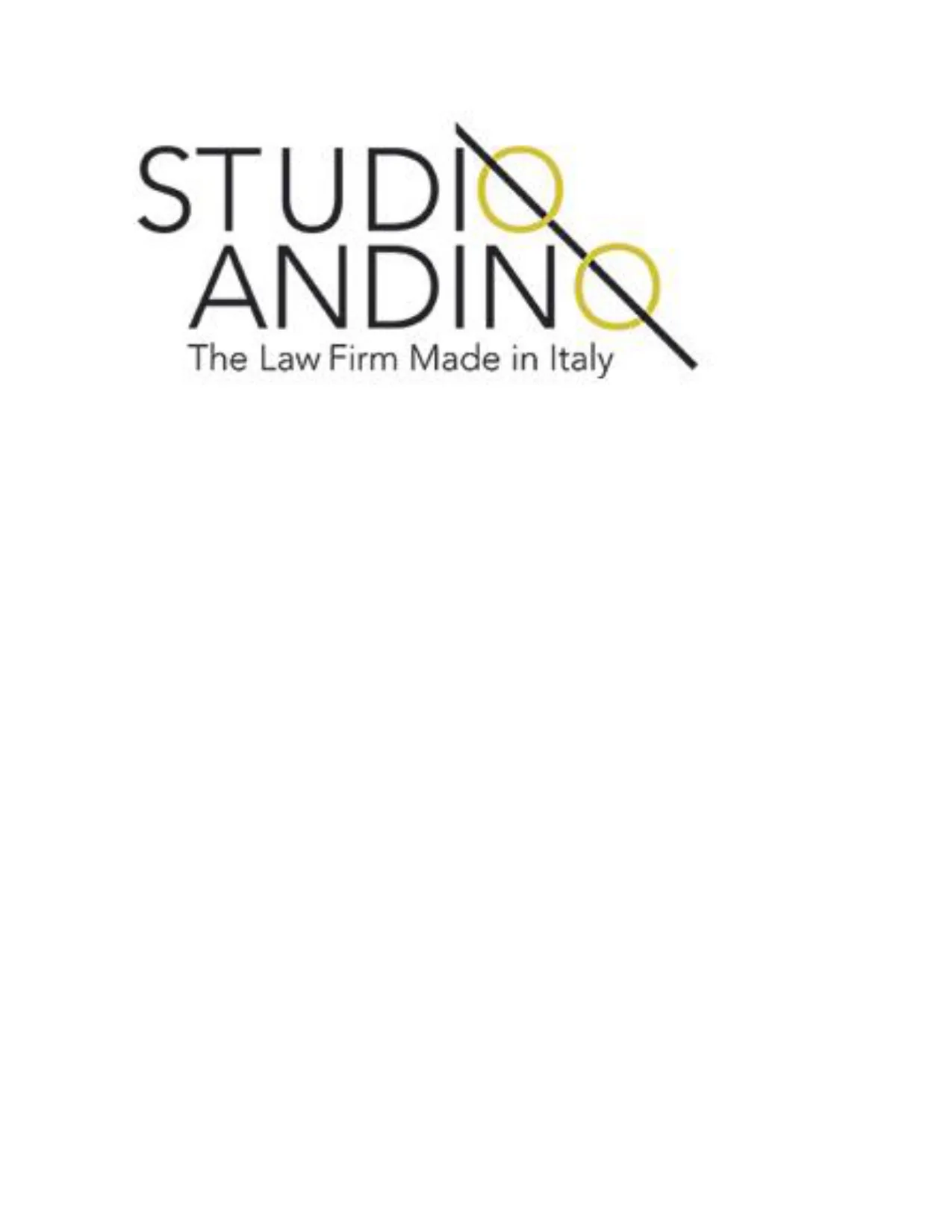 STUDIO ANDINO The Law Firm Made in Italy