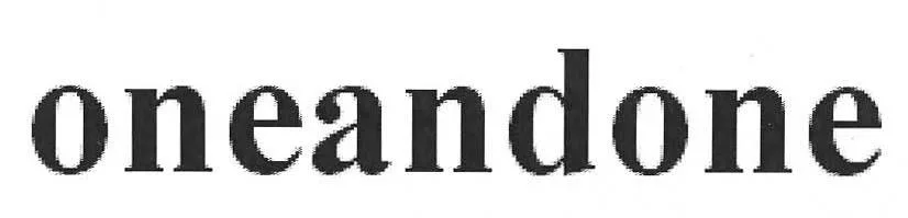 ONEANDONE