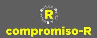 R REDUCE REUTILIZA RECICLA COMPROMISO-R