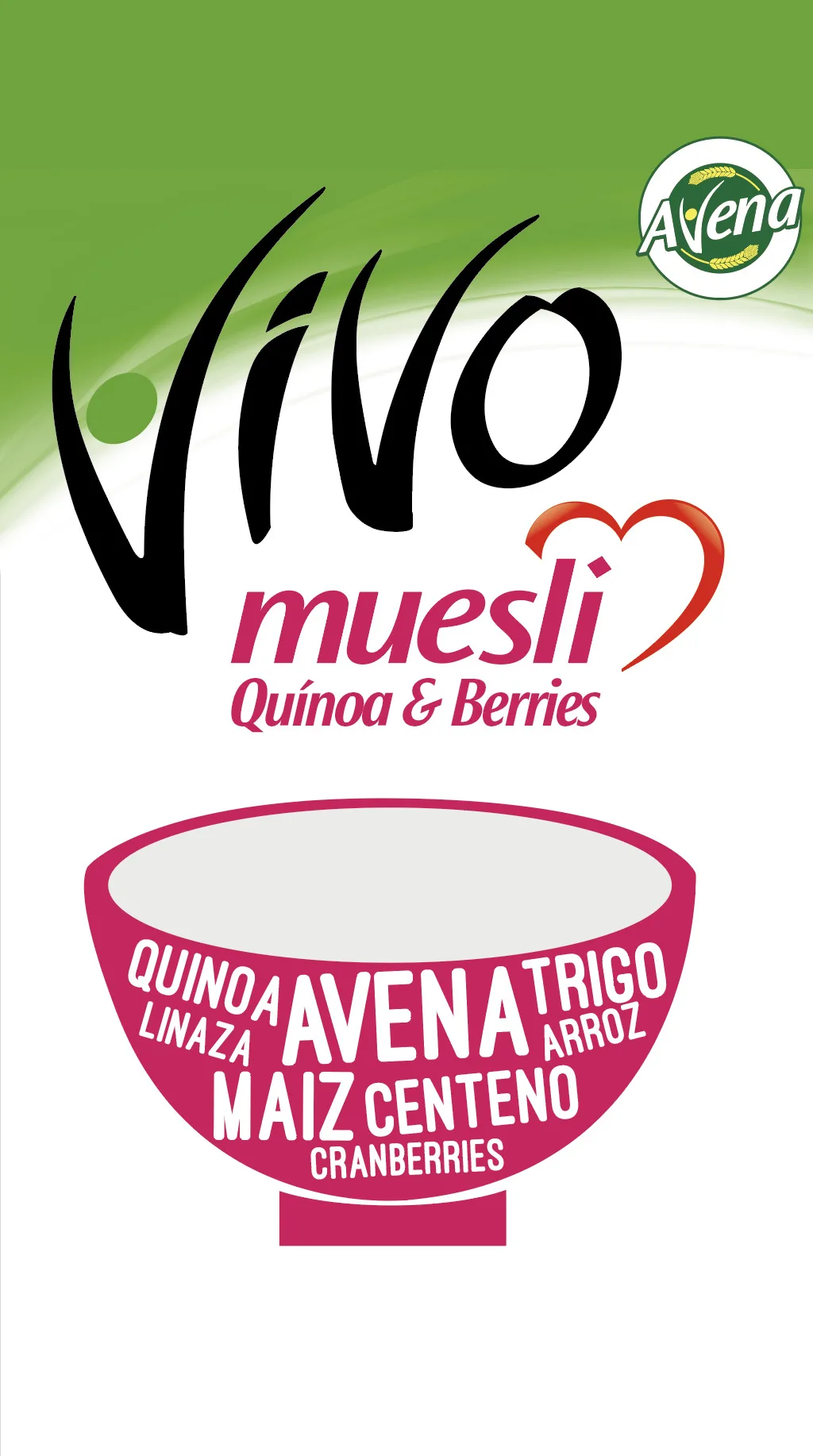 VIVO MUESLI QUINOA & BERRIES
