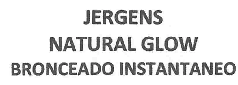 JERGENS NATURAL GLOW BRONCEADO INSTANTANEO