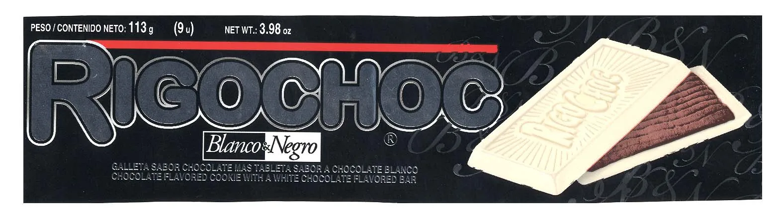 RIGOCHOC BLANCO & NEGRO