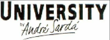UNIVERSITY BY ANDRES SARDA