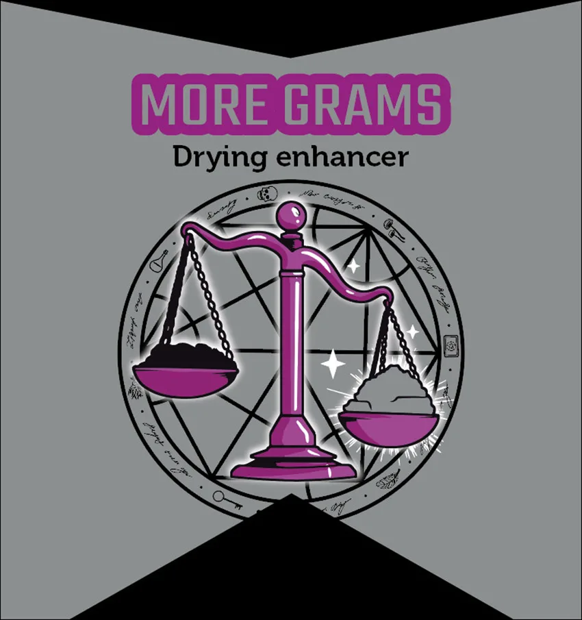 MORE GRAMS DRYING ENHANCER