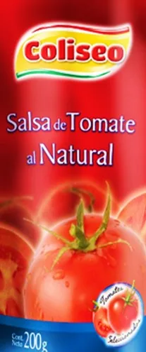 COLISEO SALSA DE TOMATE AL NATURAL