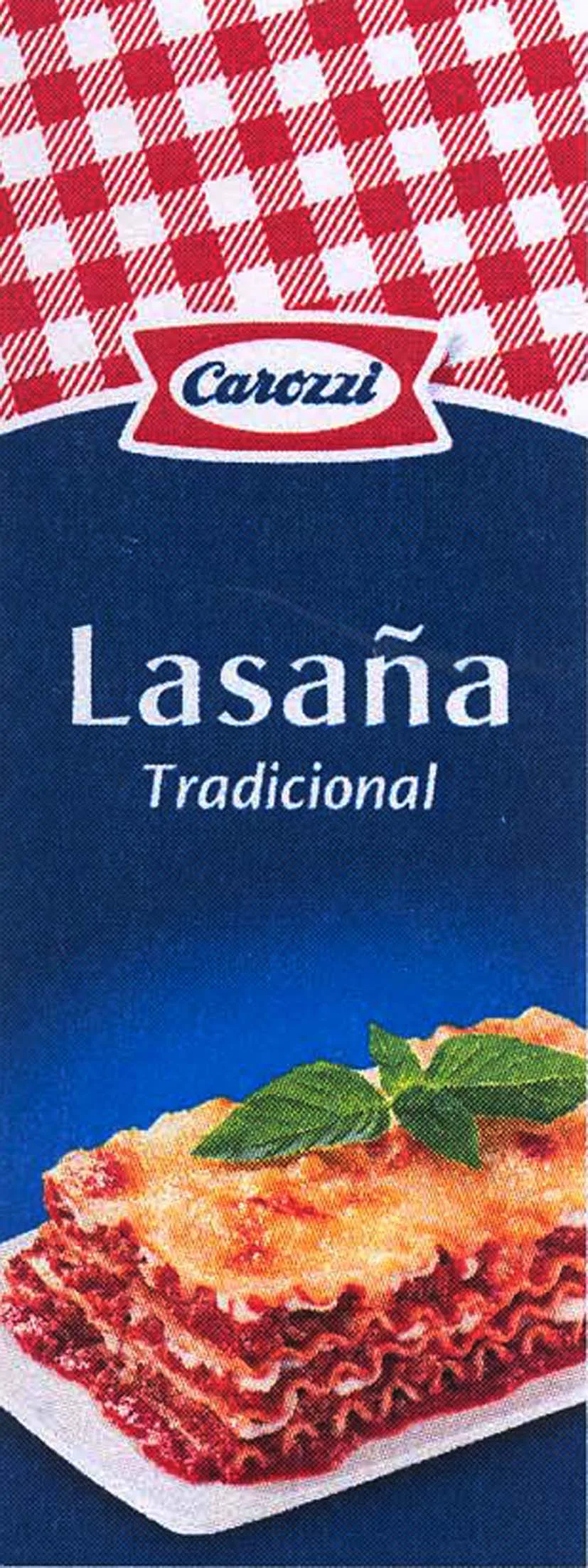CAROZZI LASAÑA TRADICIONAL