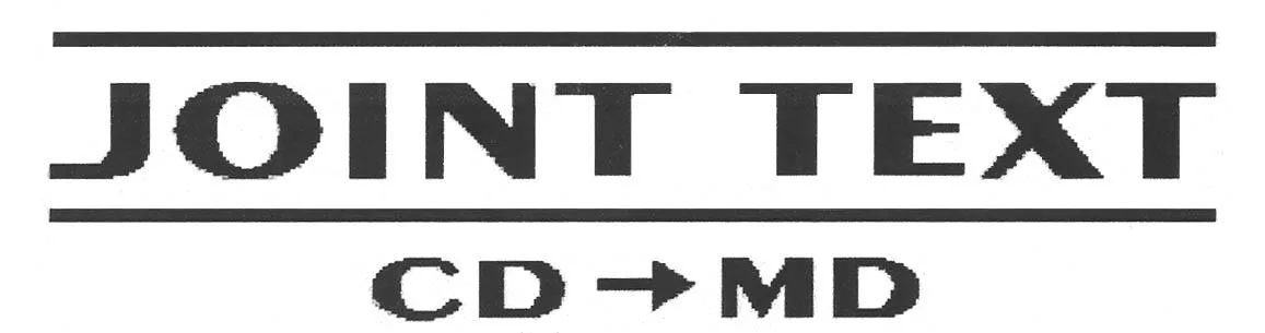 JOINT TEXT CD-MD