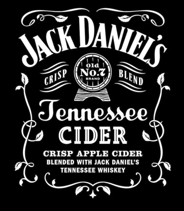 JACK DANIEL’S OLD No. 7 BRAND CRISP BLEND TENNESEE CIDER CRISP APPLE CIDER BLENDED WITH JACK DANIEL’S TENNESEE WHISKEY