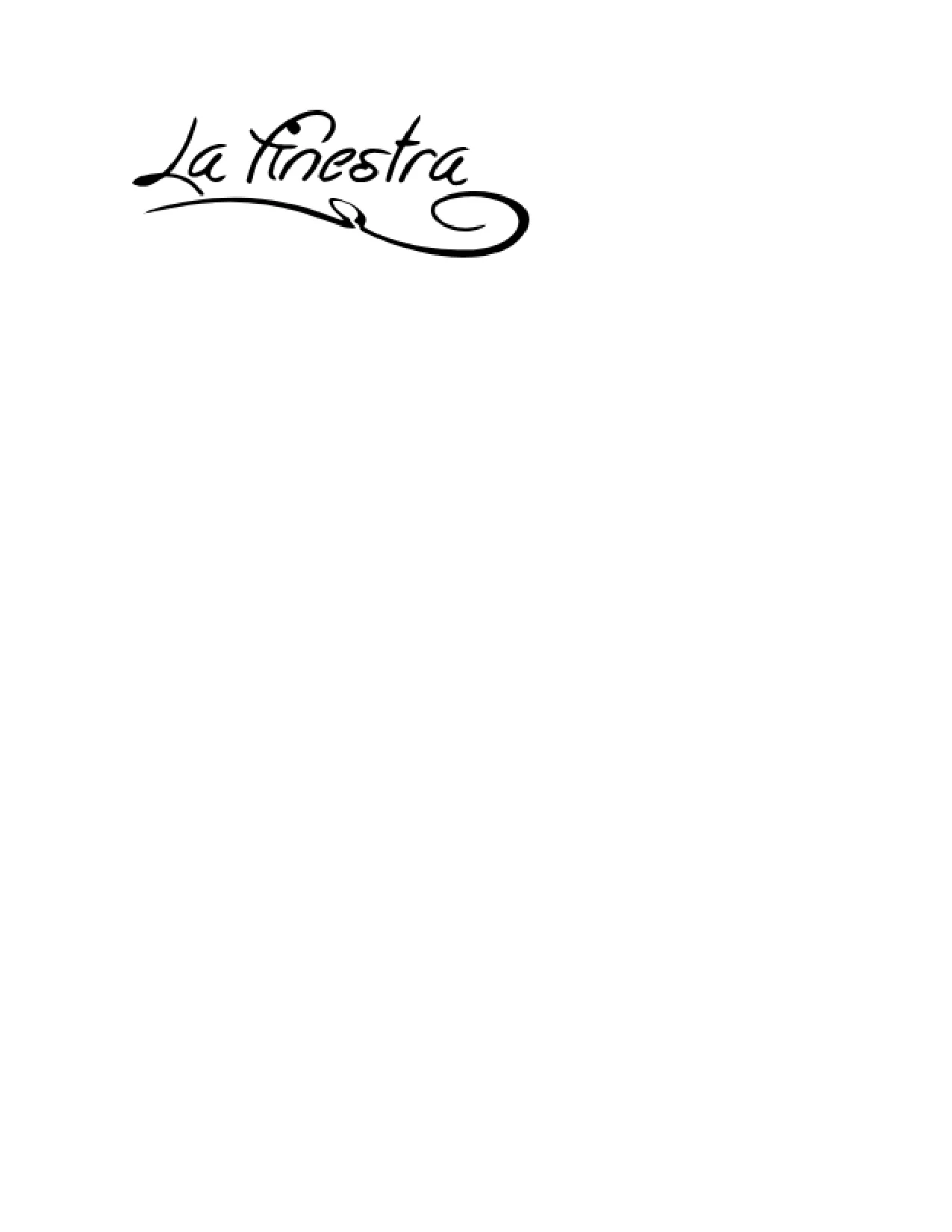 LA FINESTRA