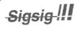 SIGSIG