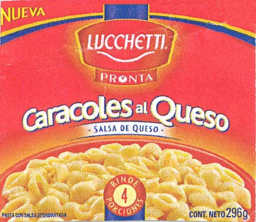 LUCCHETTI PRONTA CARACOLES AL QUESO