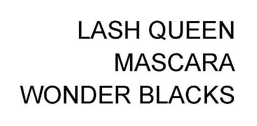 LASH QUEEN MASCARA WONDER BLACKS