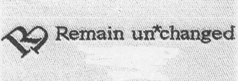 "R U REMAIN UNCHANGED"