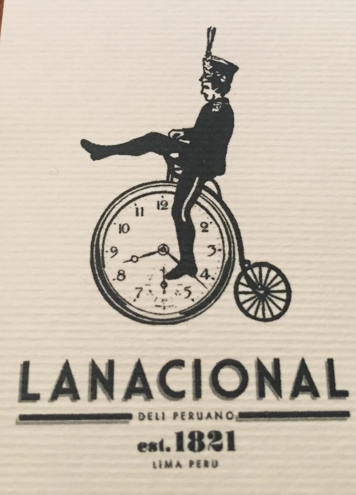 LANACIONAL DELI PERUANO EST. 1821 LIMA PERU