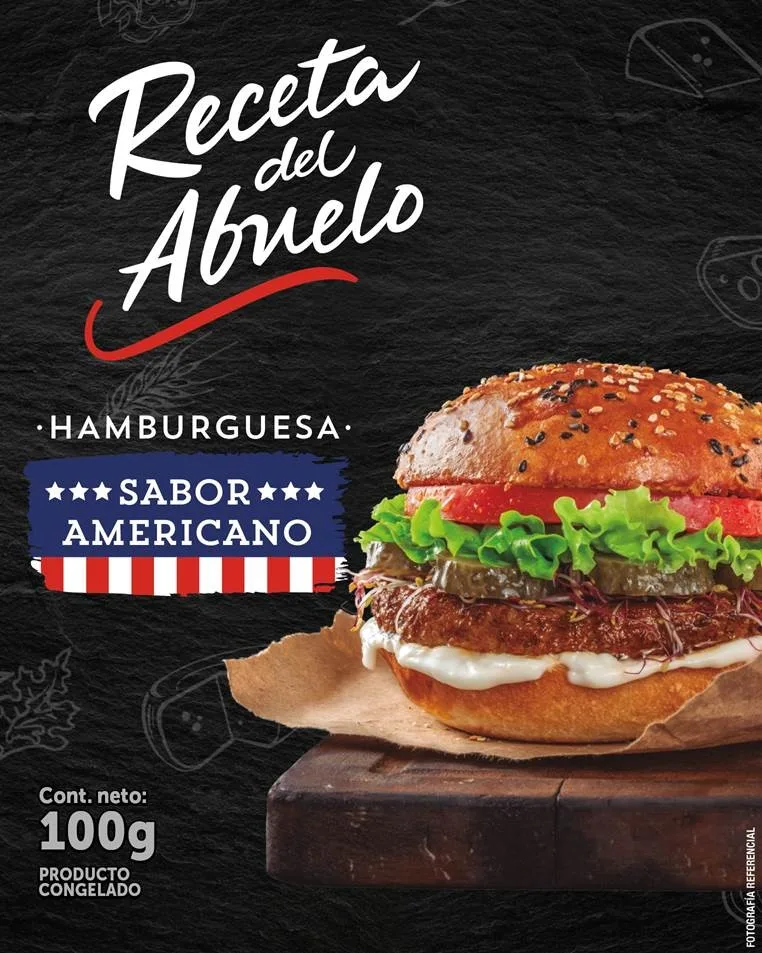 RECETA DEL ABUELO HAMBURGUESA SABOR AMERICANO