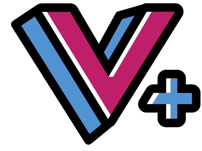 V+