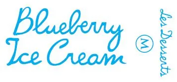 LES DESSERTS M BLUEBERRY ICE CREAM