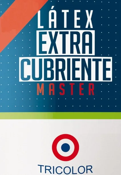 LÁTEX EXTRA CUBRIENTE MASTER TRICOLOR
