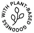 WITH PLANT-BASED GOODNESS
