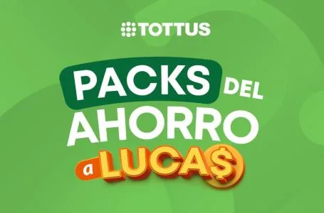TOTTUS PACKS DEL AHORRO A LUCA$