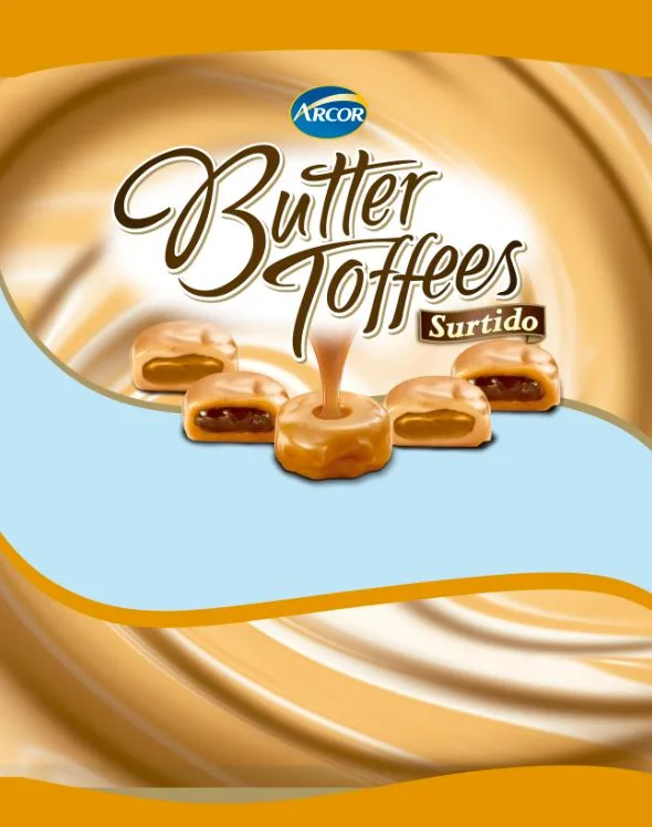 ARCOR BUTTER TOFFEES SURTIDO