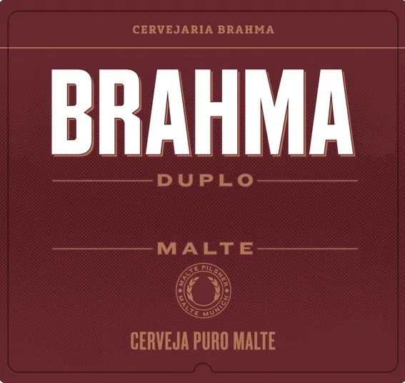 CERVEJARIA BRAHMA BRAHMA DUPLO MALTE MALTE PILSNER MALTE MUNICH CERVEJA PURO MALTE