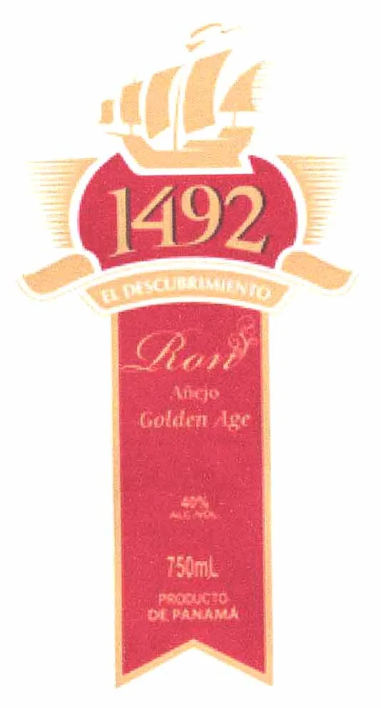 1492 EL DESCUBRIMIENTO RON AÑEJO GOLDEN AGE