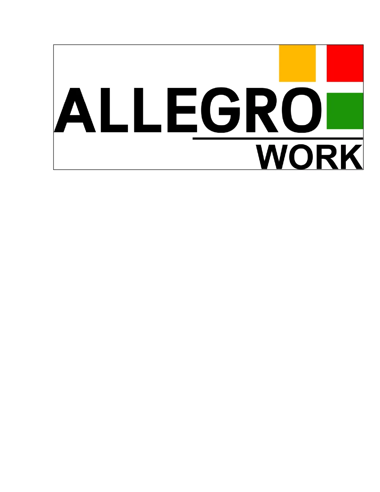 ALLEGRO WORK