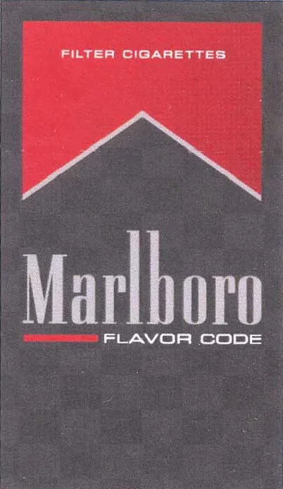 MARLBORO FLAVOR CODE FILTER CIGARETTES