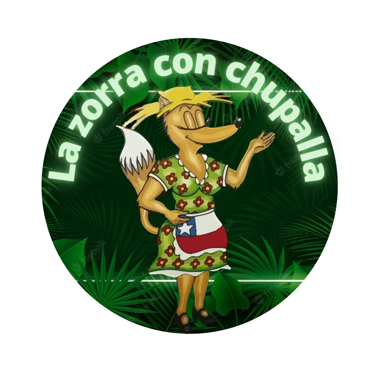 La zorra con chupalla