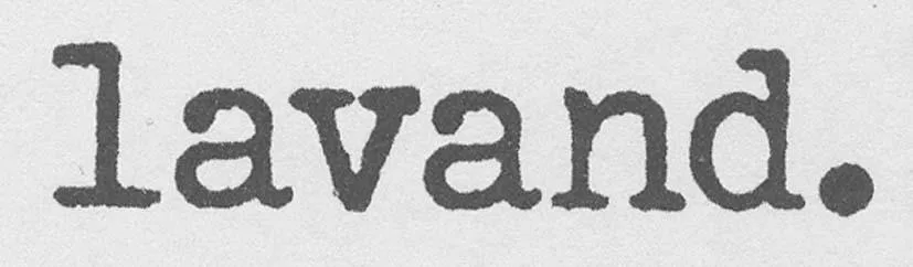 LAVAND.
