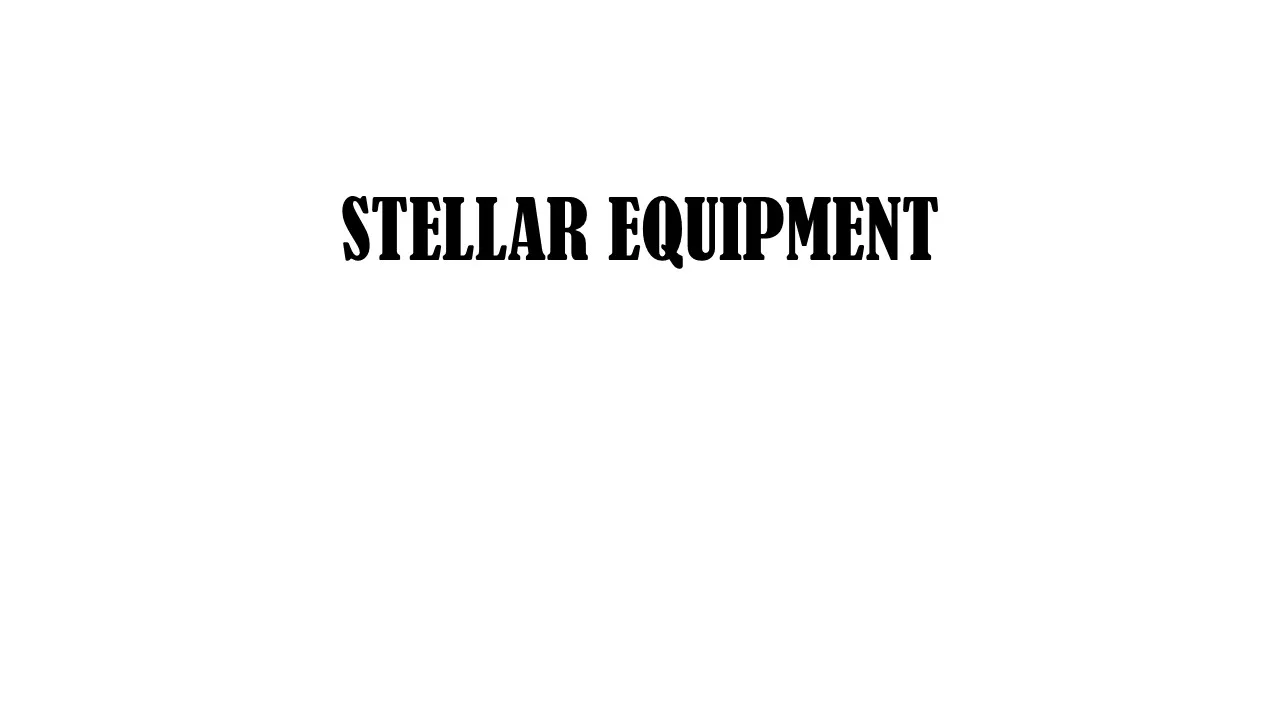 Stellar Equipment