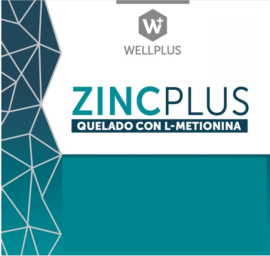 W+ WELLPLUS ZINCPLUS QUELADO CON L-METIONINA