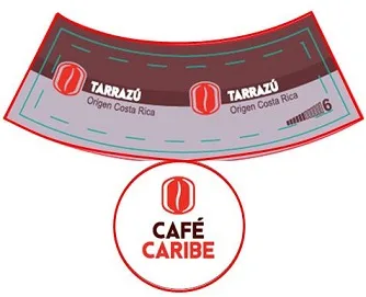 TARRAZÚ Origen Costa Rica 6 CAFÉ CARIBE