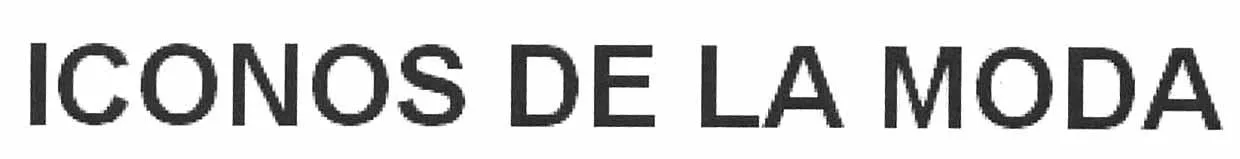 ICONOS DE LA MODA
