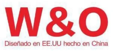 W&O Diseñado en EE.UU hecho en China