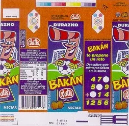NECTAR DURAZNO BAKAN DE WATT´S