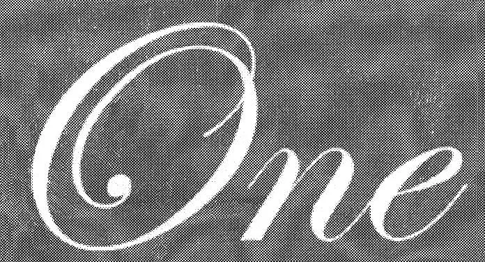 ONE