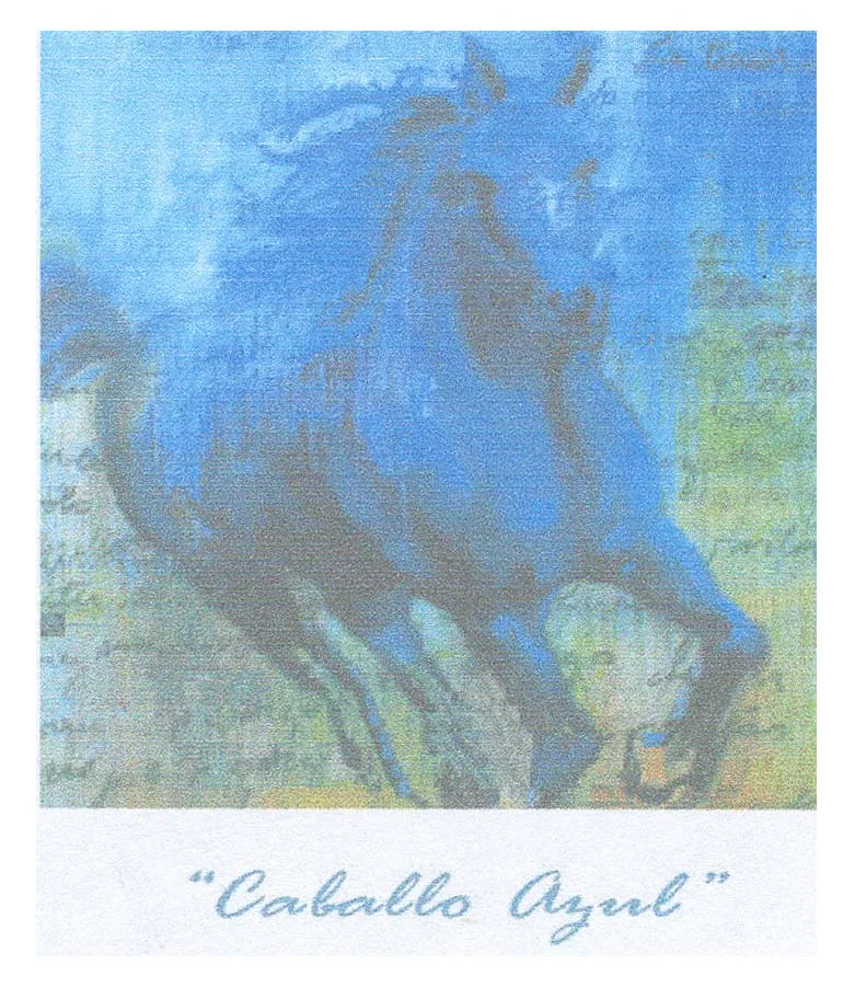 CABALLO AZUL