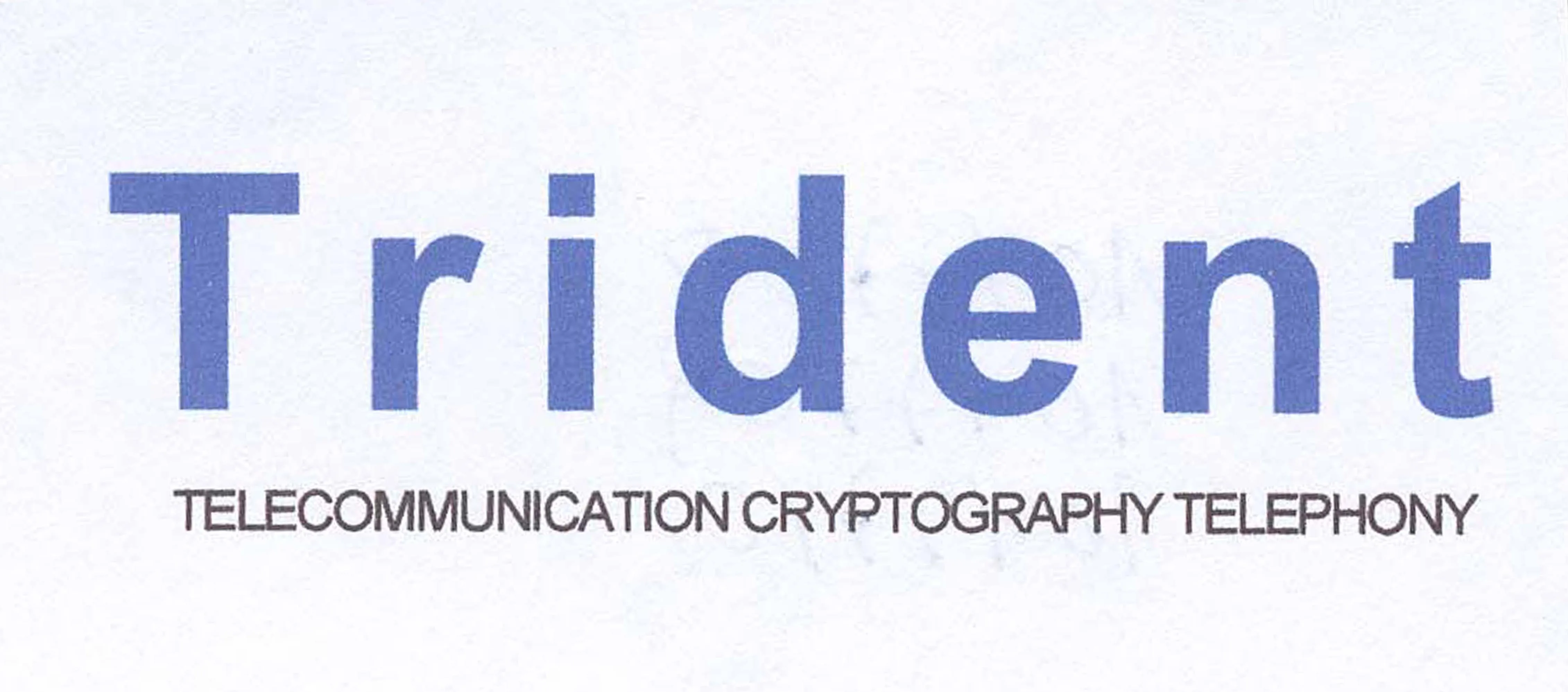 TRIDENT TELECOMUNICATION CRYPTOGRAPHY TELEPHONY