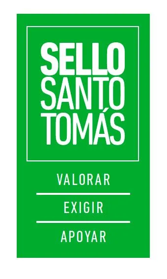 SELLO SANTO TOMÁS VALORAR EXIGIR APOYAR