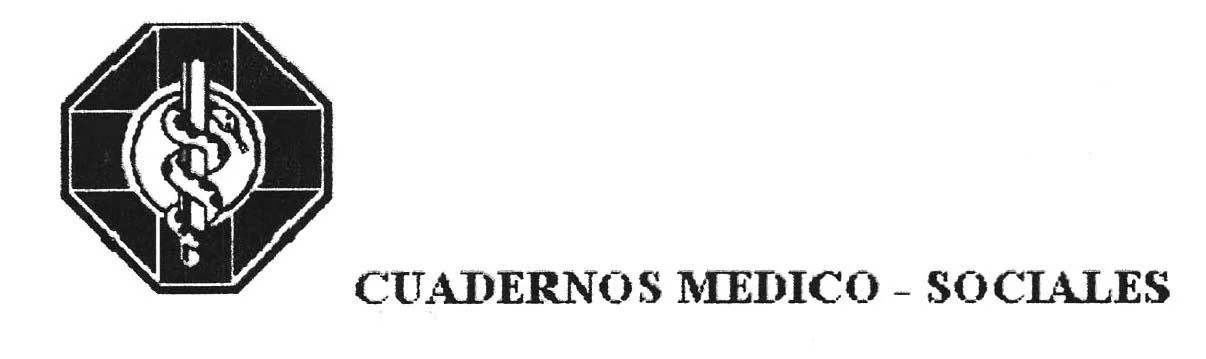 CUADERNOS MEDICOS SOCIALES