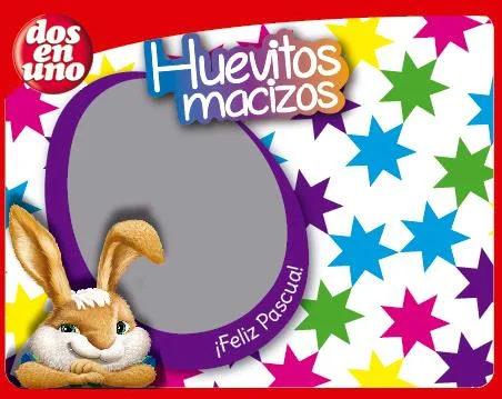 DOS EN UNO HUEVITOS MACIZOS ¡FELIZ PASCUA!