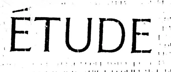 ETUDE