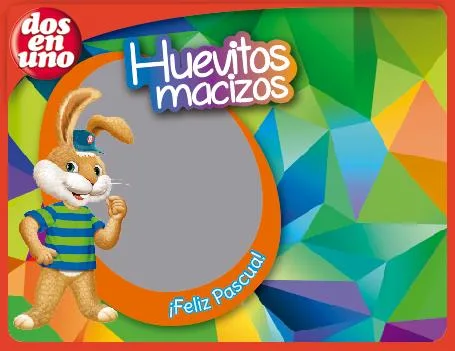 DOS EN UNO HUEVITOS MACIZOS ¡FELIZ PASCUA!