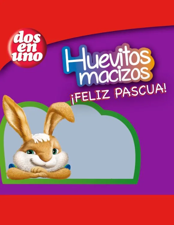 DOS EN UNO HUEVITOS MACIZOS ¡FELIZ PASCUA!