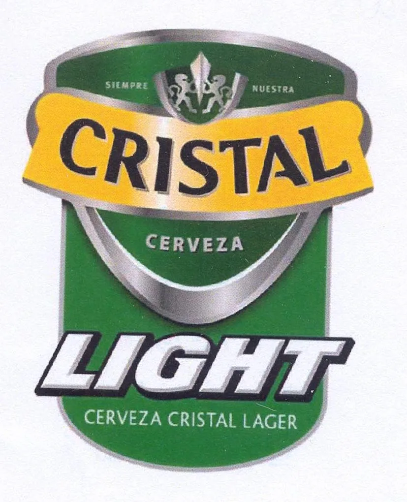 SIEMPRE NUESTRA CRISTAL CERVEZA LIGHT CERVEZA CRISTAL LAGER