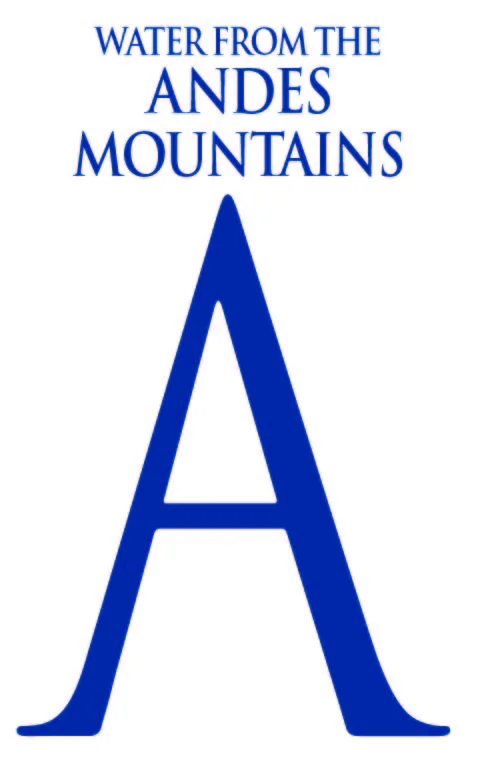 WATER FROM THE ANDES MOUNTAINS A