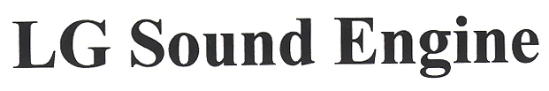 LG SOUND ENGINE
